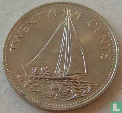 Bahama's 25 cents 1991 - Afbeelding 2