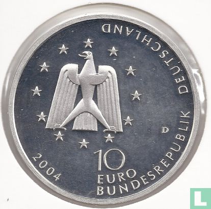 Germany 10 euro 2004 (PROOF) "Columbus - European laboratory for the international space station" - Image 1