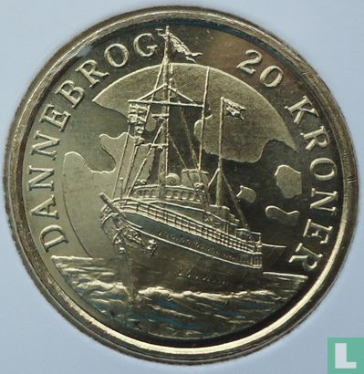 Dänemark 20 Kroner 2008 "Dannebrog" - Bild 2