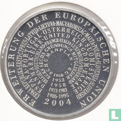 Duitsland 10 euro 2004 (PROOF) "European Union enlargment" - Afbeelding 2
