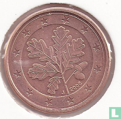 Germany 1 cent 2005 (J) - Image 1