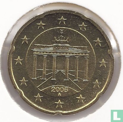 Allemagne 20 cent 2005 (A) - Image 1