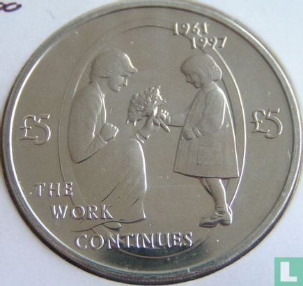 Alderney 5 Pound 2002 "5th anniversary Death of Princess Diana" - Bild 2