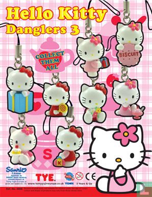 Hello Kitty Danglers 3 complete serie