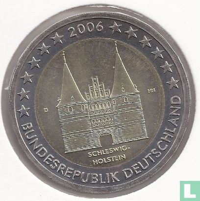 Duitsland 2 euro 2006 (D) "Schleswig - Holstein" - Afbeelding 1
