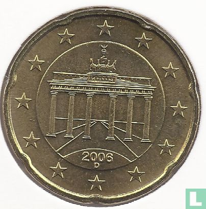 Germany 20 cent 2006 (D) - Image 1