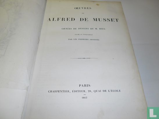 Oeuvres de Alfred De Musset - Afbeelding 3