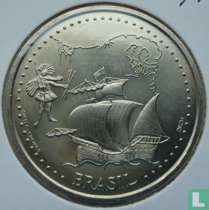 Portugal 200 escudos 1999 (cuivre-nickel) "Brazil exploration" - Image 2