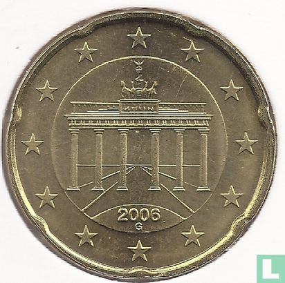 Deutschland 20 Cent 2006 (G) - Bild 1