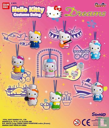 Hello Kitty Costume Swing Dreams complete serie