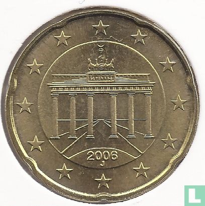 Germany 20 cent 2006 (J) - Image 1