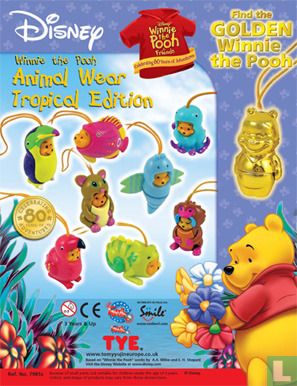 Winnie the pooh animal wear tropical edition complete serie