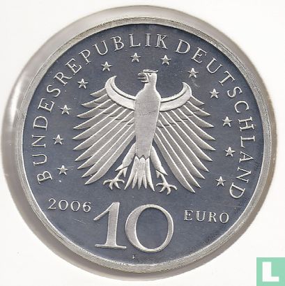 Duitsland 10 euro 2006 (PROOF) "225th anniversary of the birth of Karl Friedrich Schinkel" - Afbeelding 1