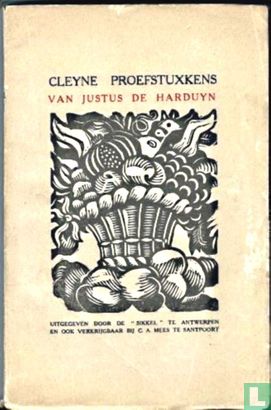 Cleyne proefstuxkens uit de Poëzie van Justus De Harduyn  - Afbeelding 1