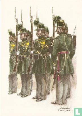 Officier en troep 1856.