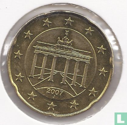 Allemagne 20 cent 2007 (J) - Image 1