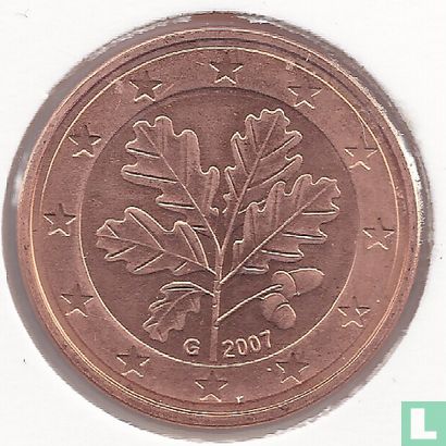 Allemagne 5 cent 2007 (G) - Image 1