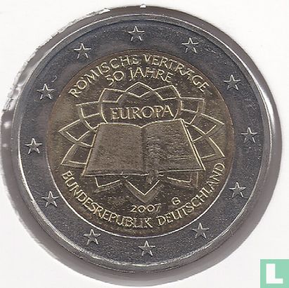 Duitsland 2 euro 2007 (G) "50th Anniversary of the Treaty of Rome" - Afbeelding 1