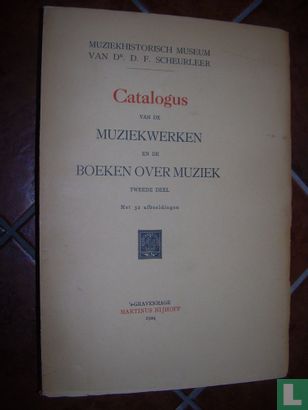 Catalogus van de muziekwerken en de boeken over muziek 2 - Image 1