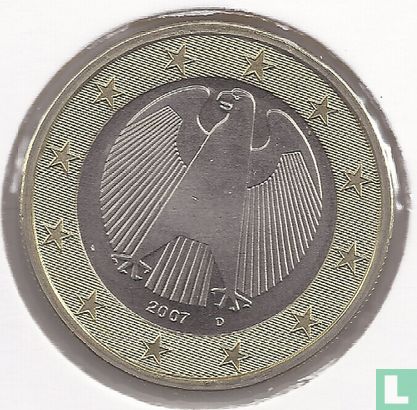 Deutschland 1 Euro 2007 (D)  - Bild 1