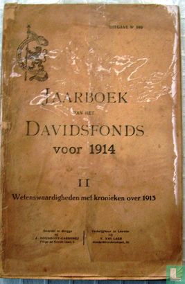 Jaarboek van het Davidsfonds voor 1914  II - Image 1