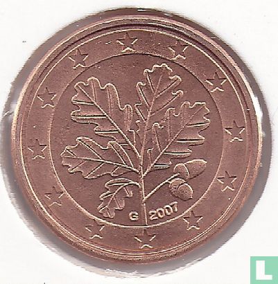 Duitsland 1 cent 2007 (G) - Afbeelding 1