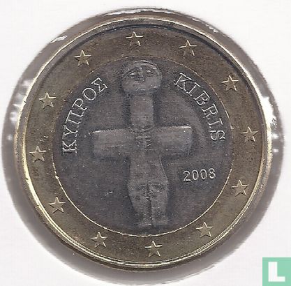 Cyprus 1 euro 2008 - Afbeelding 1