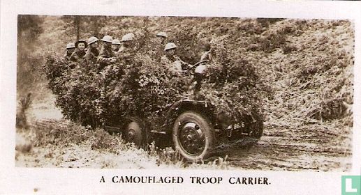 A Camouflaged Troop Carrier.