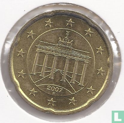 Allemagne 20 cent 2007 (F) - Image 1