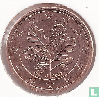 Allemagne 1 cent 2007 (J) - Image 1