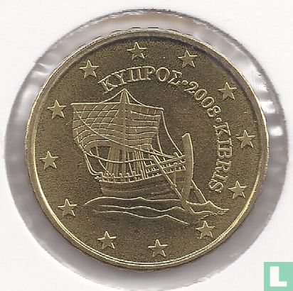 Chypre 10 cent 2008 - Image 1