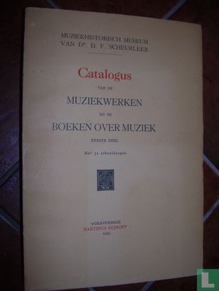 Catalogus van de muziekwerken en de boeken over muziek 1 - Bild 1