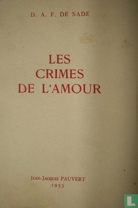 Les crimes de l'amour  - Image 1