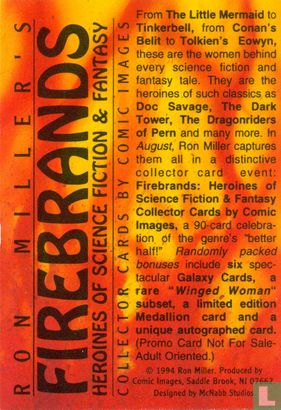 Ron Miller's Firebrands Promo Card - Image 2