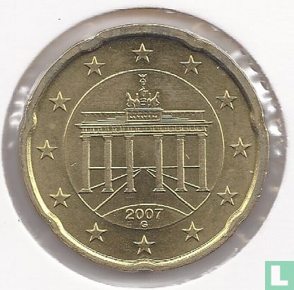 Germany 20 cent 2007 (G) - Image 1