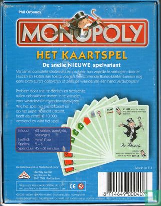 Monopoly - Het Kaartspel  - Afbeelding 2