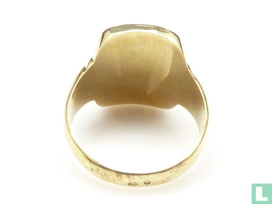 Gouden ring met carneool - Afbeelding 3