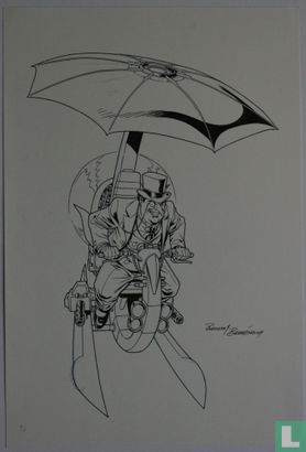 The Penguin in Copter DC licensing art 