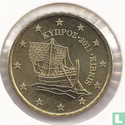 Chypre 10 cent 2011 - Image 1