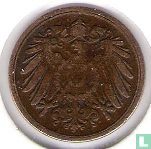 Empire allemand 1 pfennig 1896 (D) - Image 2