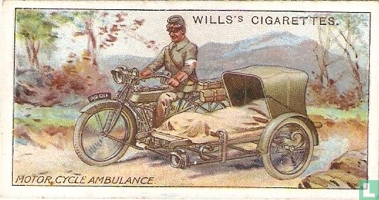 Motor Cycle Ambulance. (French)