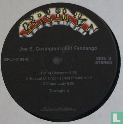 Joe E. Covington's Fat Fandango - Image 3