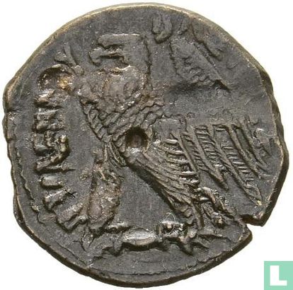 Ptolémée en Egypte. Ptolémée V Epiphane 205-180 av. J.-C., AE 26 mm Alexandrie - Image 2