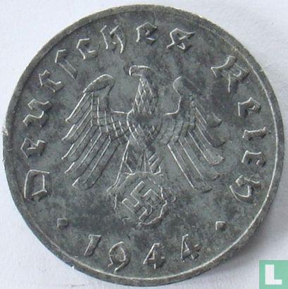 Duitse Rijk 10 reichspfennig 1944 (F) - Afbeelding 1