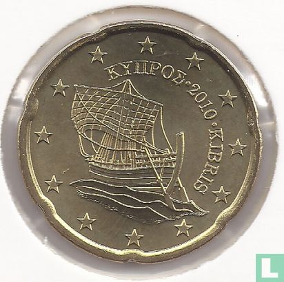 Cyprus 20 cent 2010 - Image 1