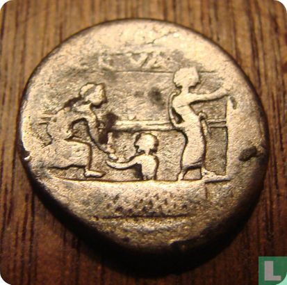Romeinse republiek, AR denarius, P. Licinius Nerva, Rome, 113-112 v. Chr. - Afbeelding 2