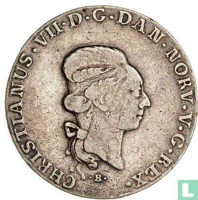 Denmark 1 speciedaler 1797 (MF) - Image 2