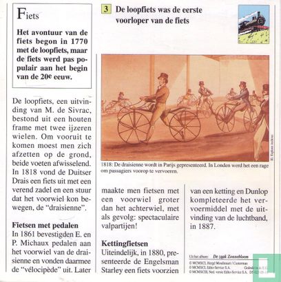 Landvervoer: Hoe heette de eerste voorloper van de fiets? - Image 2