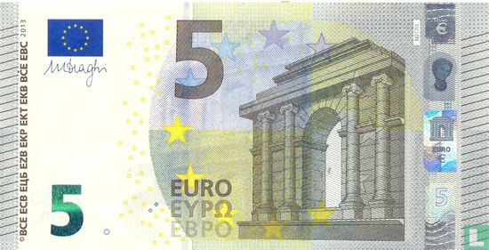 Eurozone 5 Euro N - A - Afbeelding 1