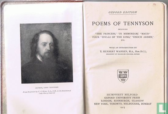 Poems of  Tennyson - Afbeelding 3
